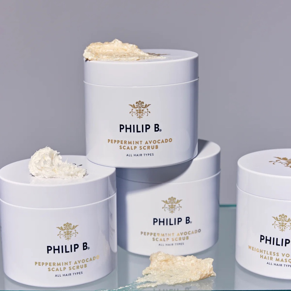 PHILIP B. PEPPERMINT AVOCADO SCALP SCRUB (NEW) Originally $88
